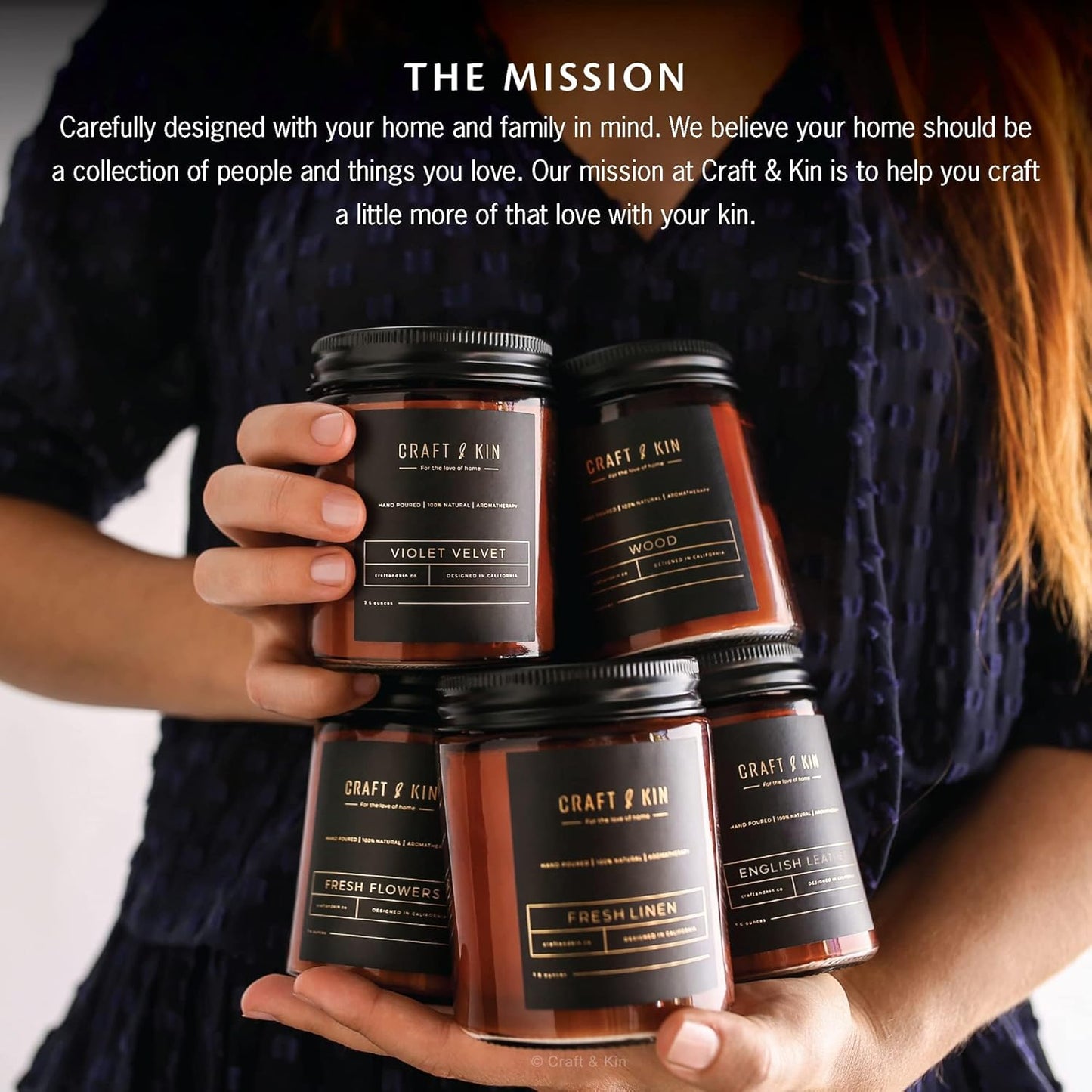 Fall Scented Candles for Men | Premium Whiskey Caramel Candle | All-Natural Scent for Home | Long Lasting with 45 Hour Burn Time, 8Oz